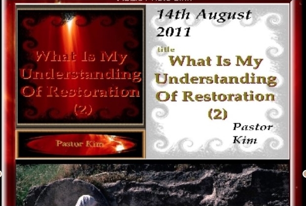 God’s Plan of Restoration | What Is My Understanding Of Restoration (2)