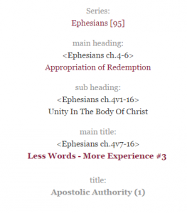 Apostolic Authority 1
