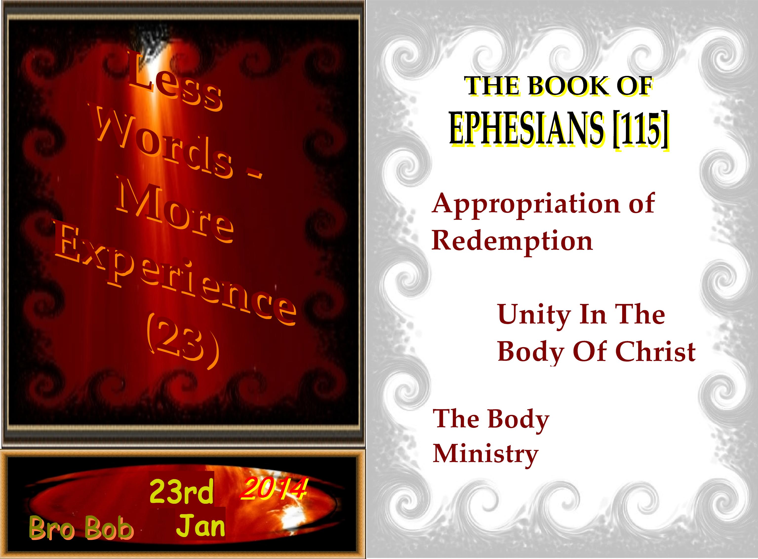 Ephesians [#115] | Ministry Of The Body