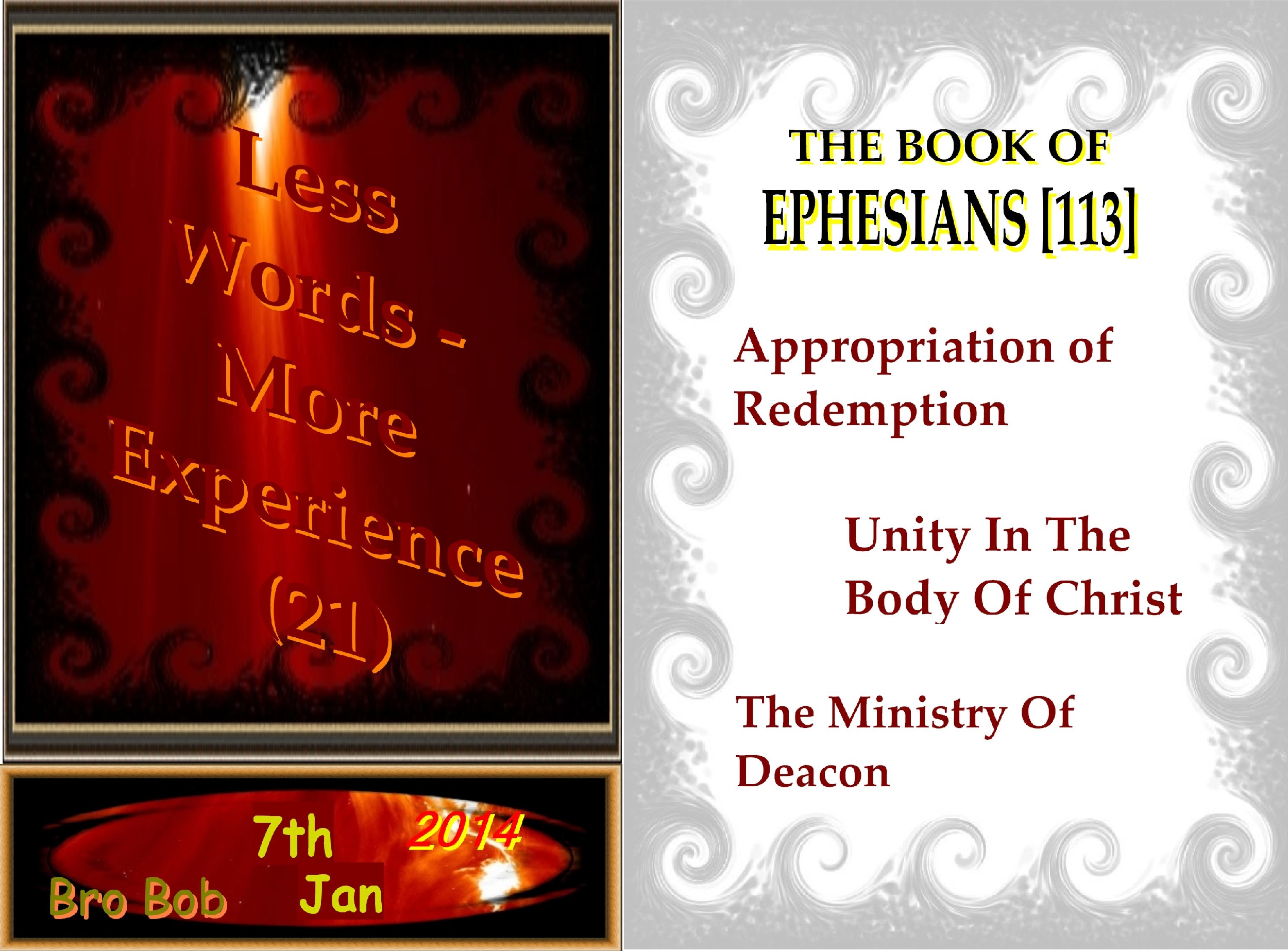 Ephesians [#113] | Serving Christ’s Body 1