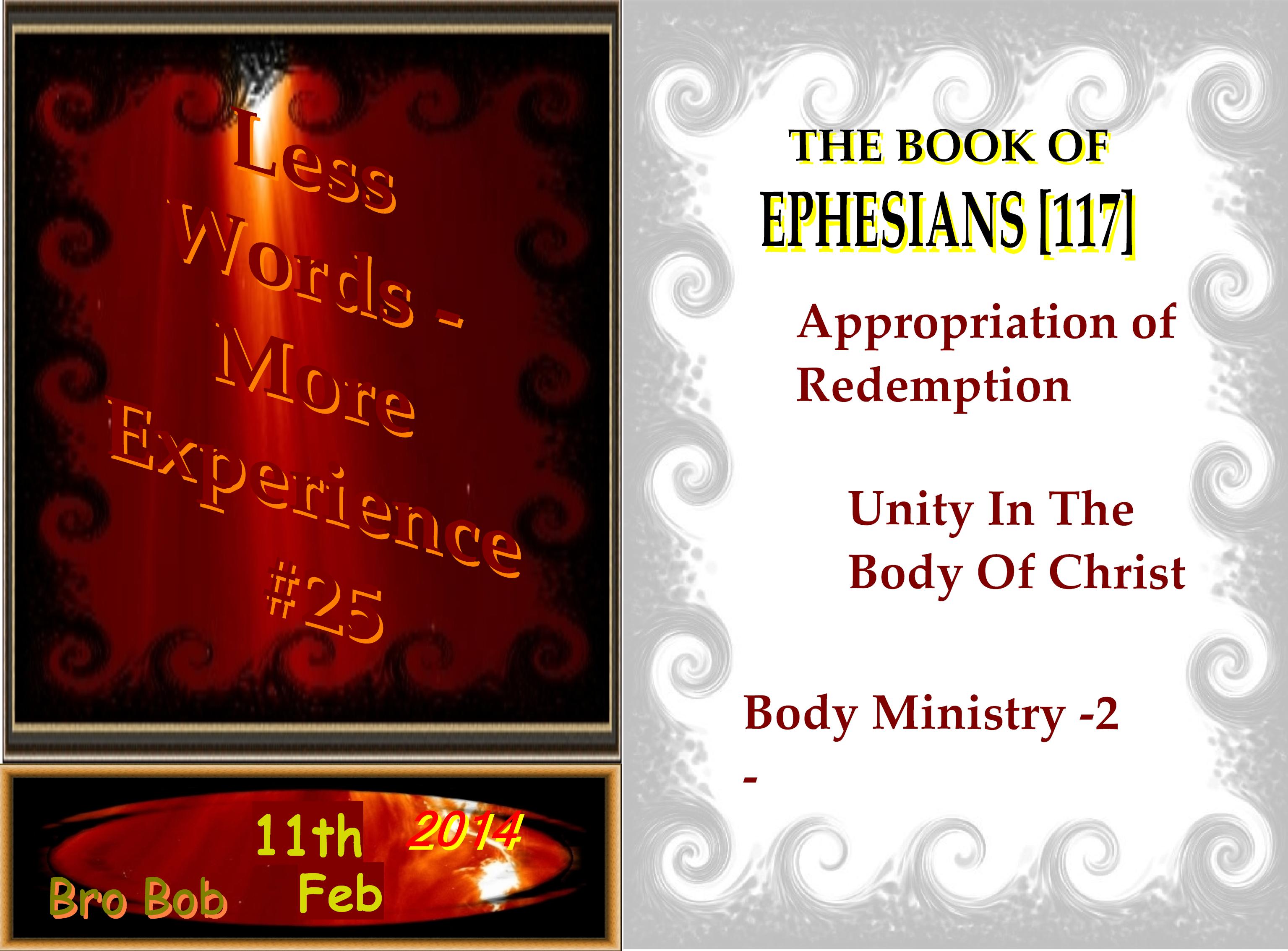 Book Of Ephesians [#117] | Body Ministry 2
