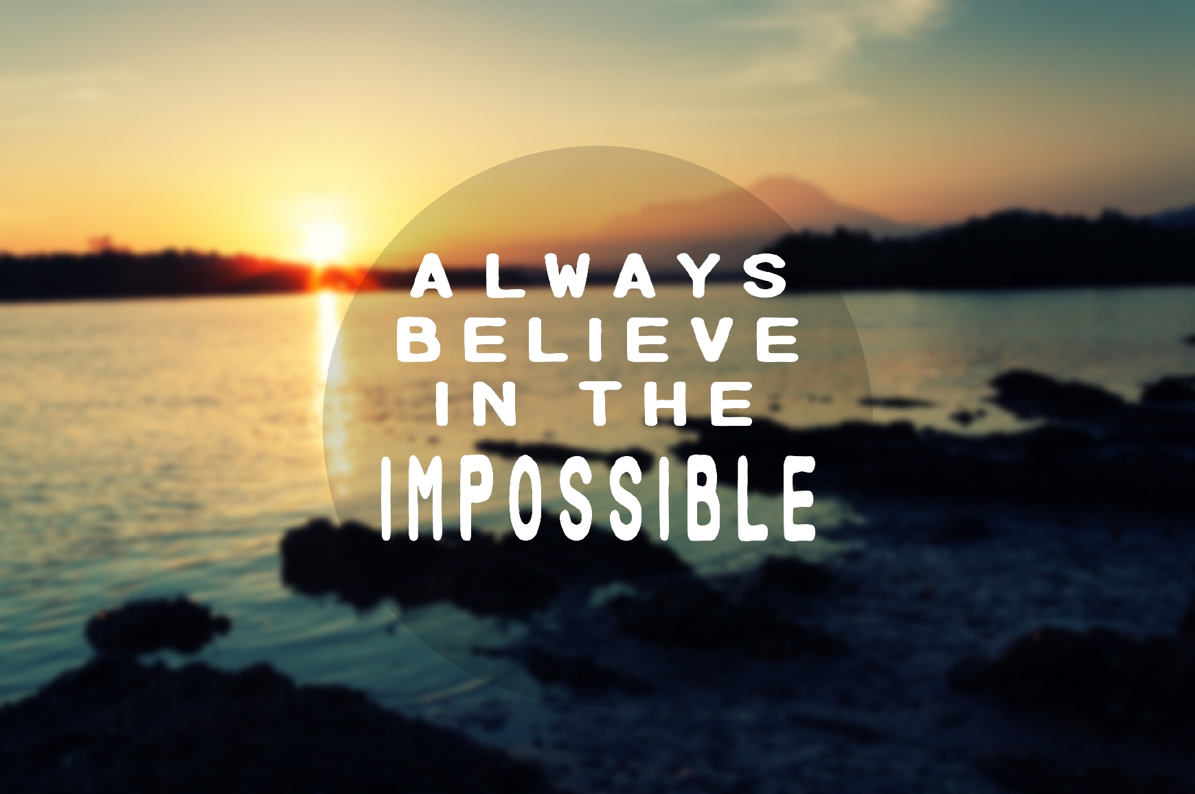Believing The Impossible Today!