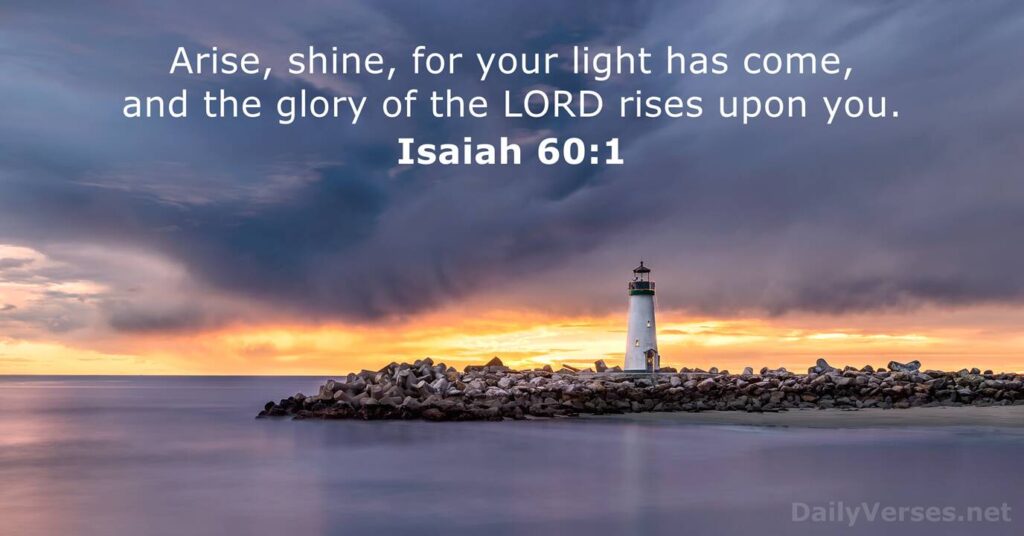 The Light Of God Shines On His Word