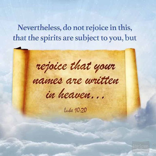 Rejoice Because Your Names Are Written In Heaven | Video