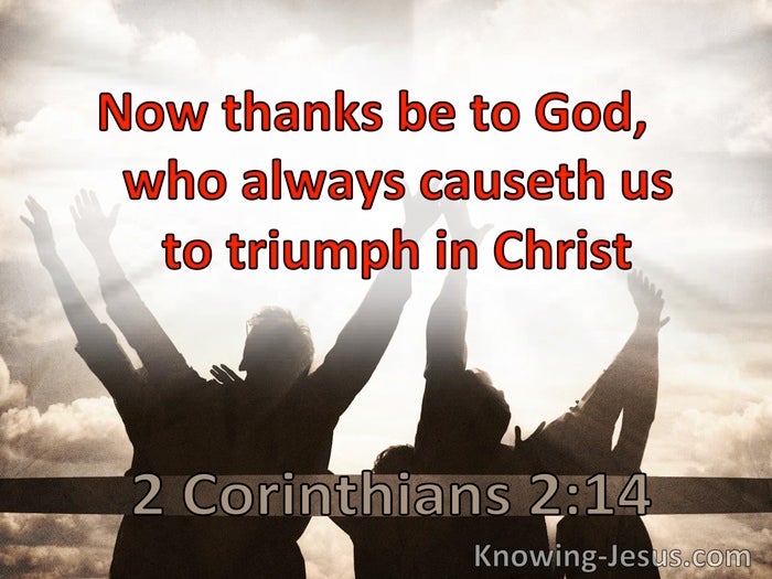 He Leads Us In Triumph